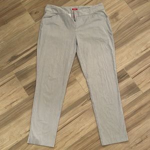 IZOD Golf Pants. Size 8. Navy and White, Pinstripe